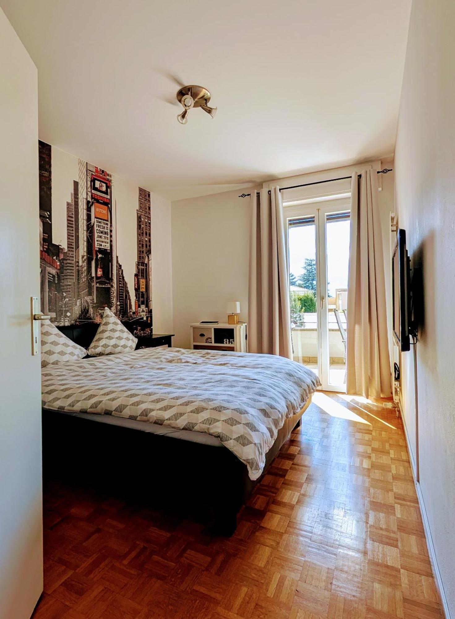 Locarno, Casa Pioda - Nahe Zentrum, Mit Balkon Und Parkplatz Exterior foto